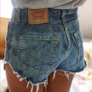 Levi’s denim shorts
